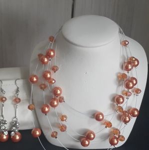 Set of Necklace and Earrings